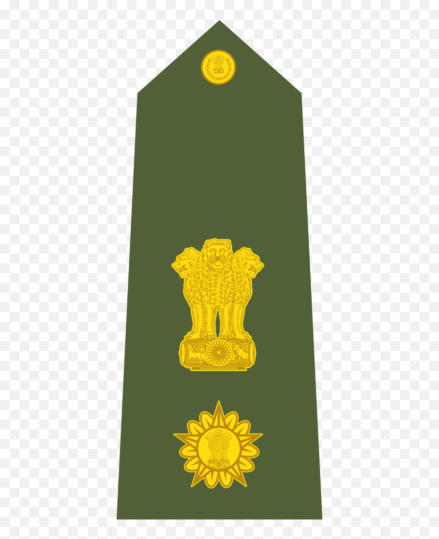 Lieutenant Colonel Of The Indian Army - Lieutenant Rank In Indian Army Emoji,India Flag Emoji