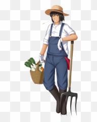 Agriculture Farmer Clipart Png - Transparent Background Farmer Clipart Png Emoji,Farmer Emoji