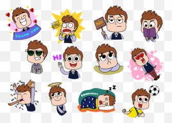 Stickers On Student Show - Cartoon Emoji,Wechat Emojis