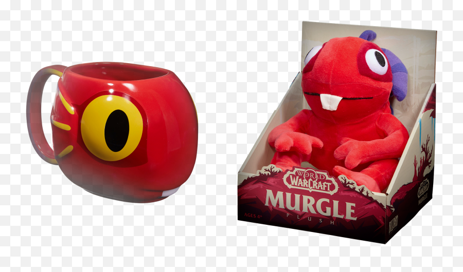 Murgle Plush And Mug Coming To Blizzard Store - News Icy Red Murloc Plush Emoji,World Of Warcraft Emoji For Discord