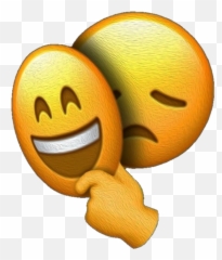 Tumblr Picsart Emotions Emojis - Smile And Sad Face