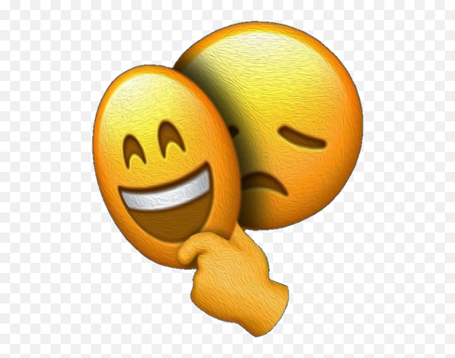 Tumblr Picsart Emotions Emojis Emoji - Smile And Sad Face,Emojis Tumblr