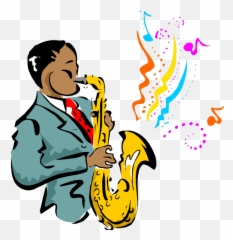Transparent Jazz Music Clipart - Emoji