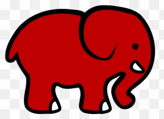 Red Elephant - Elephant Clip Art Emoji,Elephant Emojis