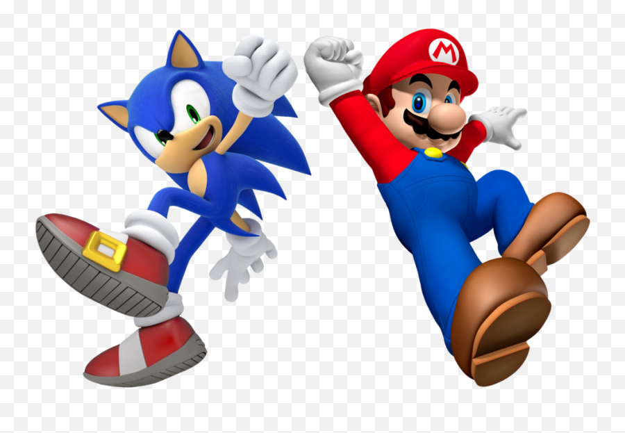 Mario And Sonic Clipart - Super Mario Sonic Emoji,Sonic The Hedgehog Emoji