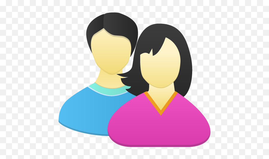 Couple Icon Flatastic 5 Iconset Custom Icon Design - User Icon Emoji,Couple Emoji Png
