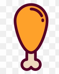 Large Turkey Legs Png Picture - Chicken Leg Illustration Transparent Emoji,Chicken Leg Emoji