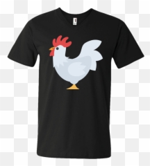 Download Chicken Emoji Mens V Neck T,Emoji Chicken
