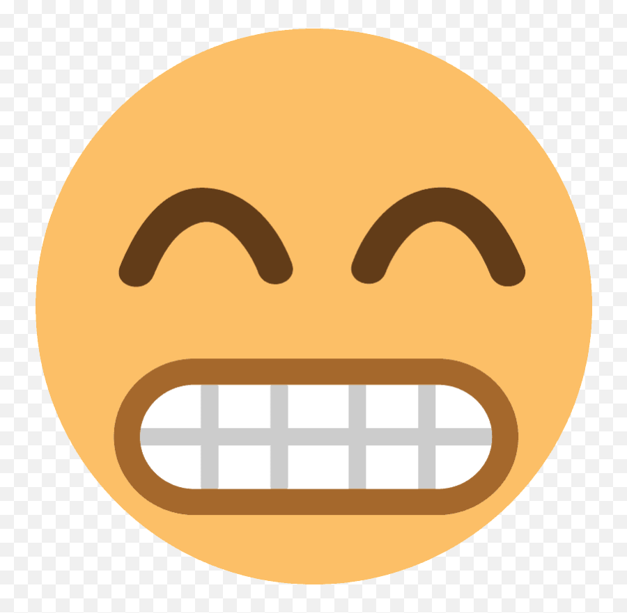 Beaming Face With Smiling Eyes Emoji - Happy,Toothy Grin Emoji