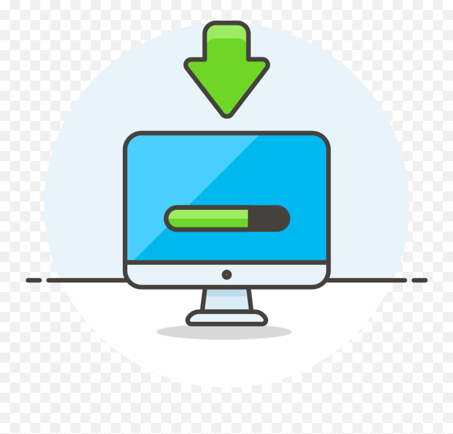 Monitor Loading Progress Icon - Portable Network Graphics Emoji,Loading Emoji