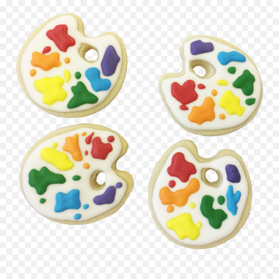 Paint Palette Cookies - Cookies And Crackers Emoji,Palette Emoji