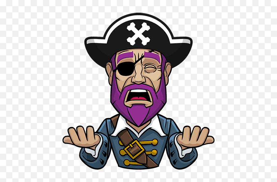 Messy The Pirate - Sticker Emoji,Pirate Emoji Iphone