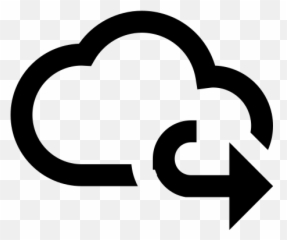Cloud Arrow Left Icon - Clip Art Emoji,Clouds Emoji