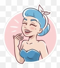 Girl Power Stickers For Whatsapp - Cartoon Emoji