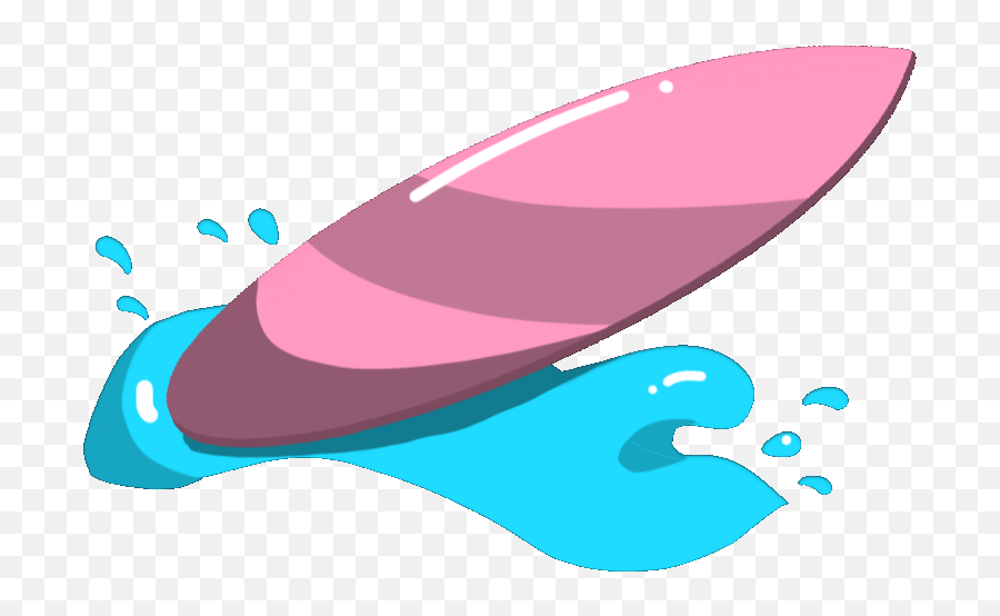 Wave Cartoon Transparent Png Clipart - Clipart Surf Board Emoji,Surfboard Emoji