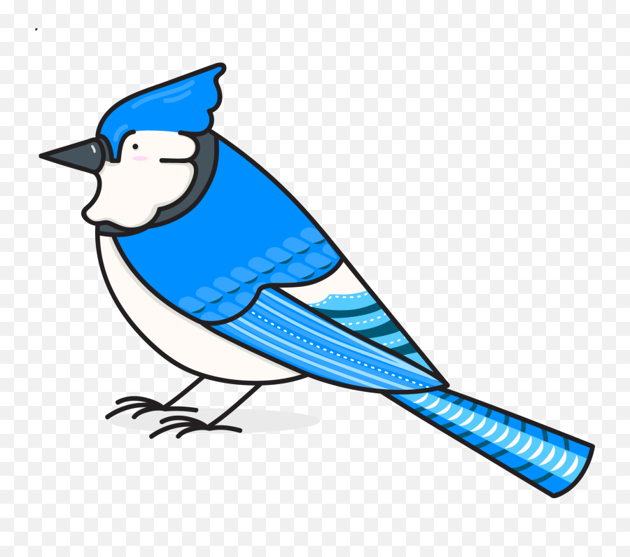 Bird Nerds Stickers Messages Sticker - Blue Jay Emoji,Blue Jays Emoji