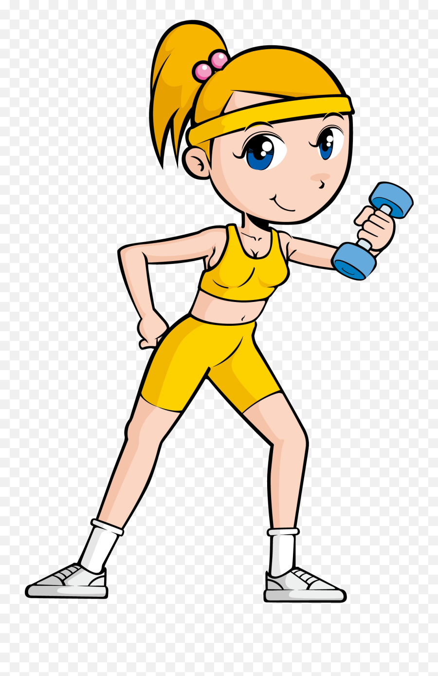 Clipart Exercise Arm Exercise Clipart - Exercise Physical Fitness Cartoon Emoji,Emoji Bike And Arm