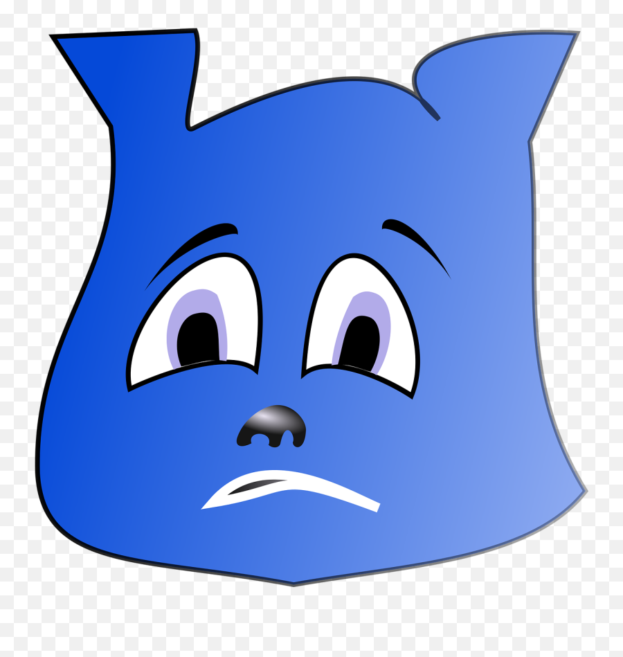 Emotion Failed Cartoon Funny Face - Gambar Kartun Khawatir Emoji,Shy Emoticon