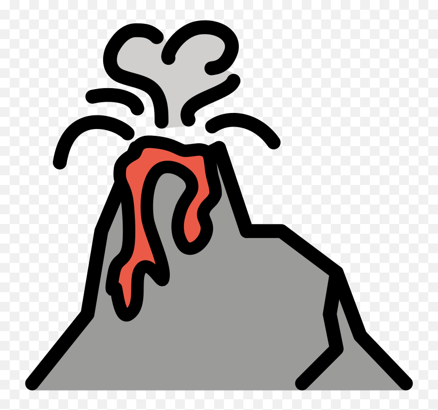 Openmoji - Illustration Emoji,Volcano Emoji