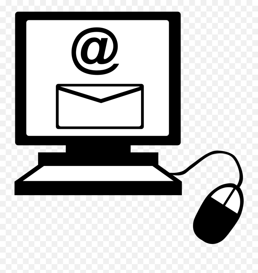 Computer Email Desktop Pc Free Vector Graphics - Free Clipart Email Emoji,Windows Emoji Keyboard