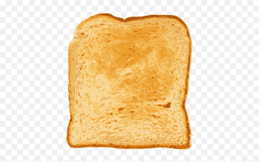 Bread Slice Vector Image - Transparent Background Toast Clipart Emoji,Garlic Bread Emoji