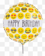 Download Hd 50 Add To Basket - Happy Birthday Emoji Balloon,Emoji Pinata