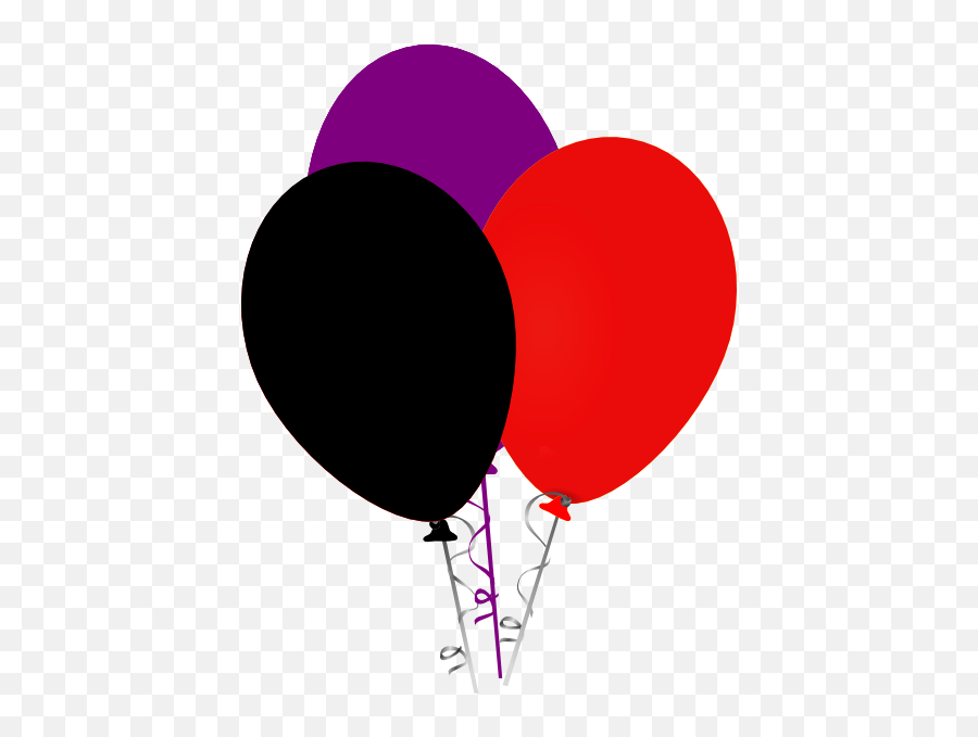 Download Pink Clipart Black Balloon - Birthday Balloons Emoji,Red Balloon Emoji