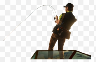 Man Fishing Boat Rod - Png Emoji