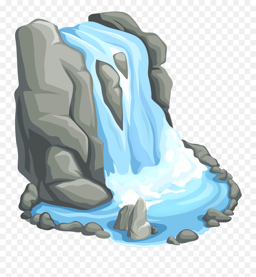 Waterfall Clipart Transparent Emoji,Waterfall Emoji