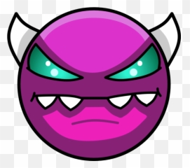 Download Free Png Demon - Geometry Dash Demon Faces Emoji,Purple Demon Emoji