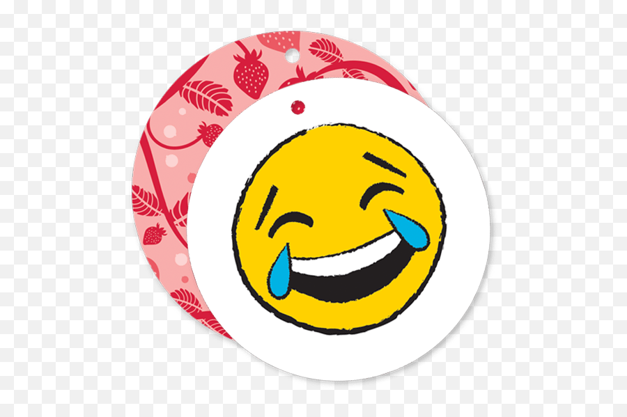 Smile Emoji Warmer Buddy Clip Scent - Coastal Strawberry Scent Circle,Tide Pod Emoji