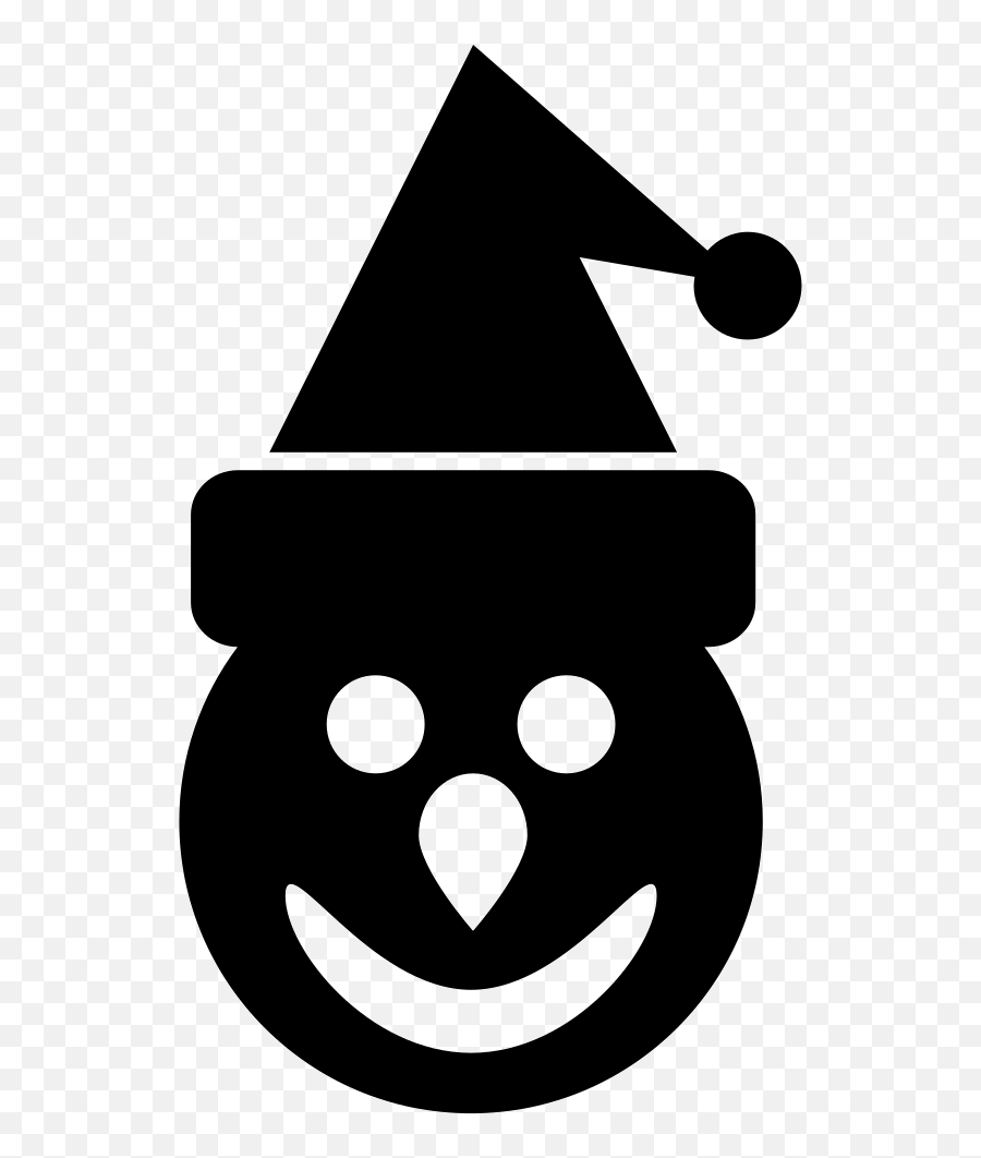Snowman Head Svg Png Icon Free Download 29506 - Santa Claus Emoji,Snowman Emoticon
