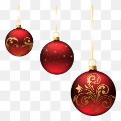 Christmas Ornament Decoration Clip Art - Transparent Background Emoji