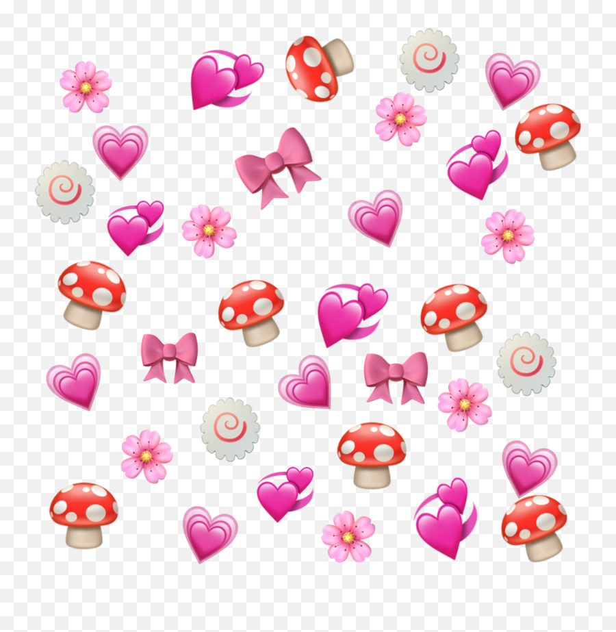 Cute Raining Emoji Muchroom Sticker - Girly,Raining Emoji