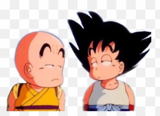 Dbz Dragonballz Krillin Goku Anime - Kid Goku Sleepy Emoji,Dbz Emoji