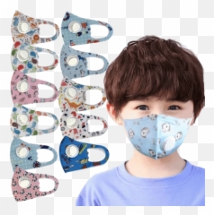 CLEARANCE u2013 Tagged kids face mask eFizzle - Kids Face Mask With Valve Emoji