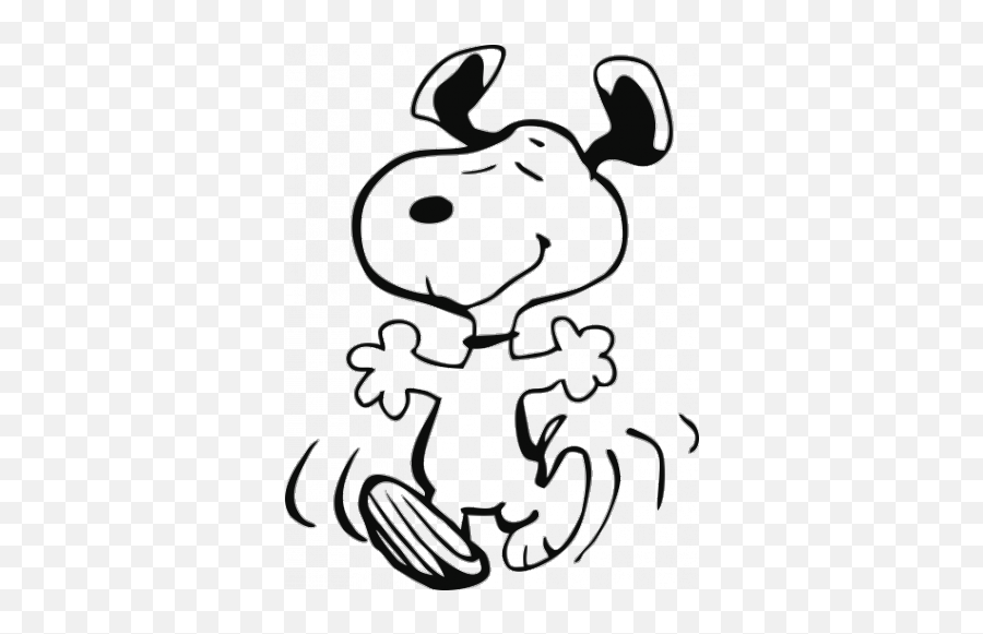 Snoopy Drawing Snoopy Dance Snoopy - Snoopy Png Emoji,Snoopy Dance Emoticon
