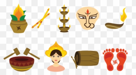 Navratri Vector Icons - Clipart Png Emoji