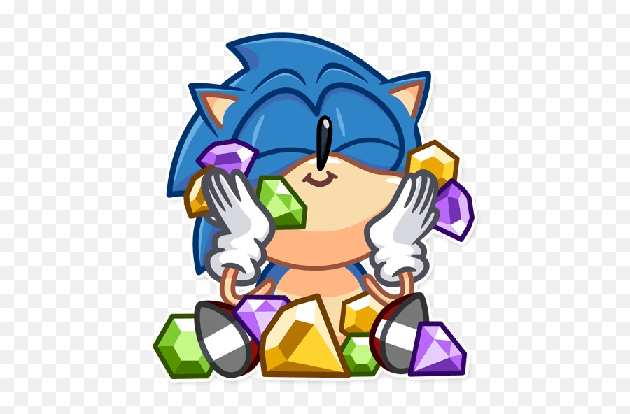Sonic - Sonic The Hedgehog Png Stickers Emoji,Emoji Sonic