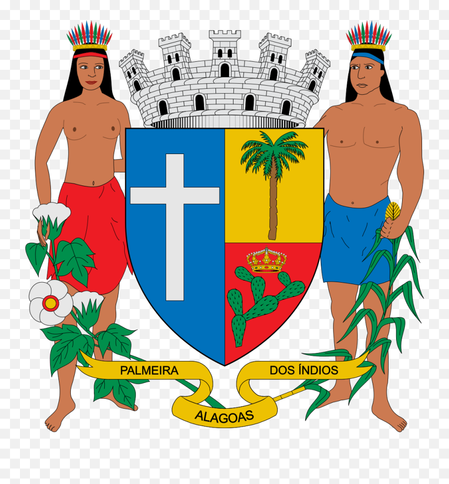 Brasão De Palmeira Dos Índios - Bandeira De Palmeira Dos Indios Emoji,Muscle Flex Emoji