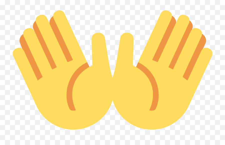 Twemoji2 1f450 - Meaning Two Hands Emoji,Emoji Hug