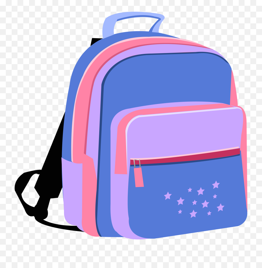 Backpack Bag Clip Art - Girl Backpack Clipart Emoji,Black Emoji Backpack
