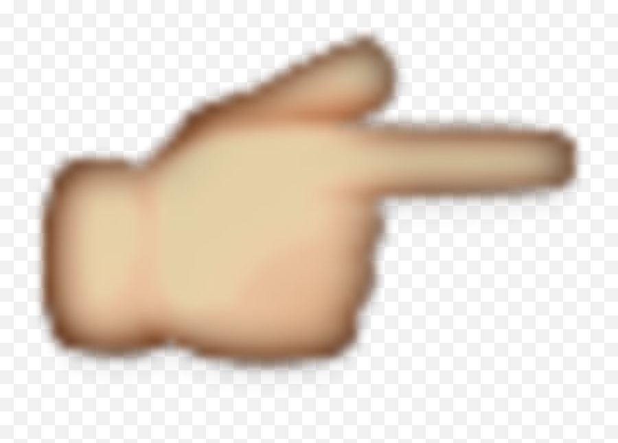 Hand Emoji Point - Emoji Finger Point Right,Hand Point Emoji