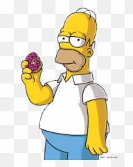 Simpsons Transparent Png Clipart Free - Homer Simpson Donut Png Emoji,The Simpsons Emoji