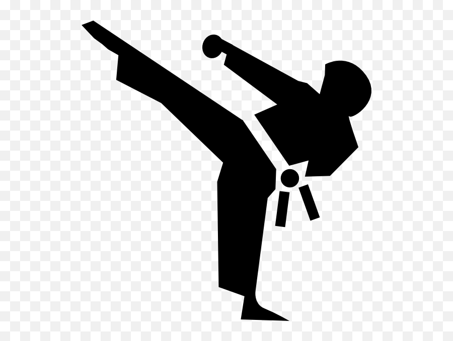 Karate Figures Clipart Kid - Karate Clipart Emoji,Karate Emoji