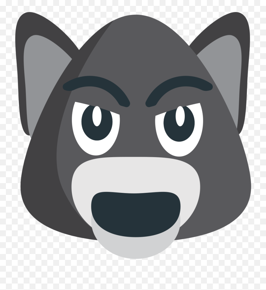 Emojione1 1f43a - Emoji Quiz Fire And Dog,Tounge Emoji