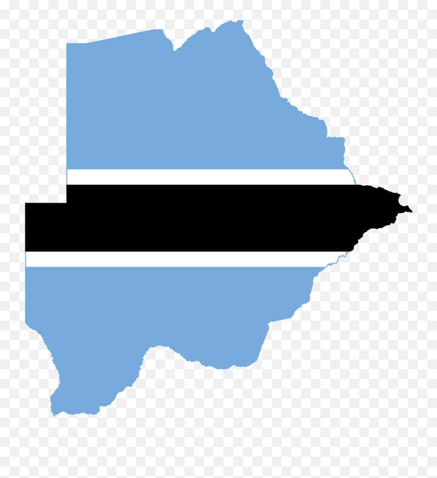 Flag - Botswana Map And Flag Emoji,Lgbt Flag Emoji