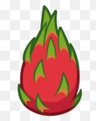 Dragon Fruits - Cartoon Transparent Emoji
