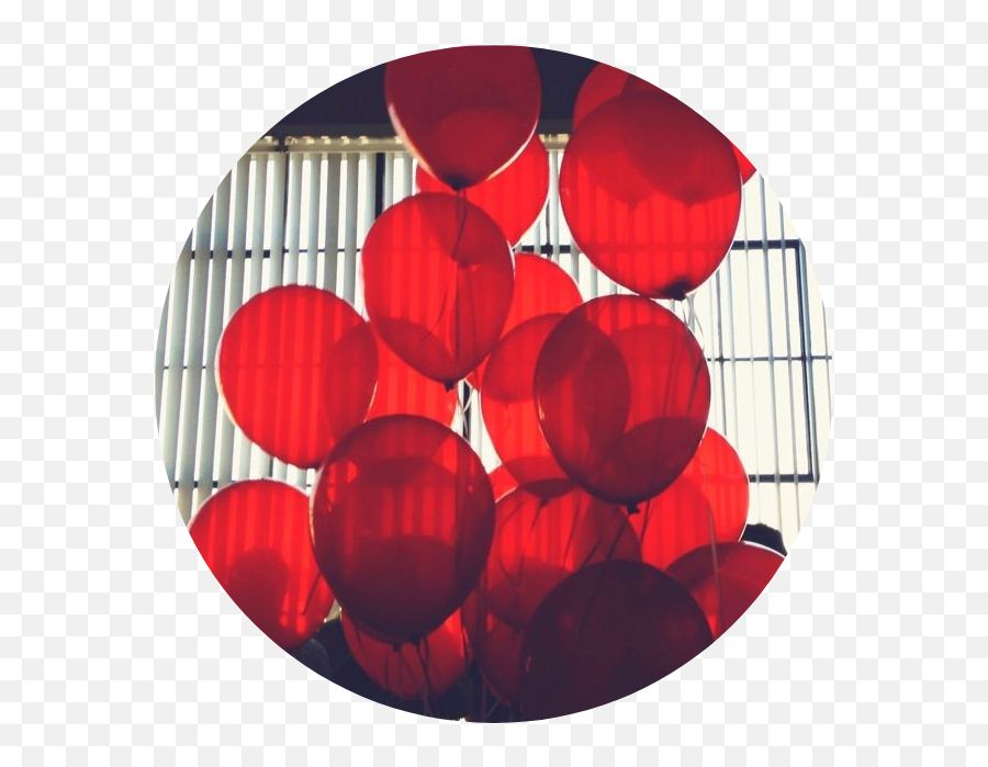 Tumblr Aesthetic Red Redballoon Redballoons Balloon Bal - Transparent Background Red Aesthetic Png Emoji,Red Balloon Emoji
