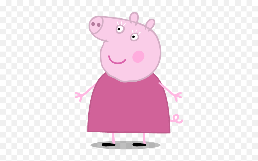 Peppa Pig Grandma Clipart - Peppa Pig Auntie Pig Emoji,Grandma Emoji
